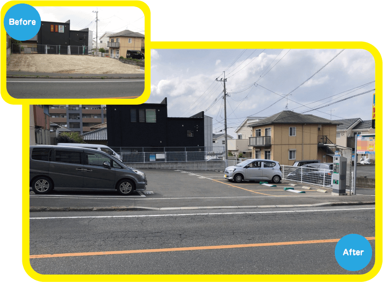 若葉台西駐車場